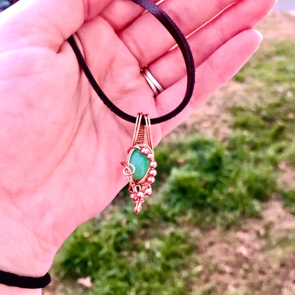 Green Amazonite Mini Pendant - Picture 2 of 2